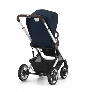 Poussette talos s lux 2 ocean blue châssis silver Cybex