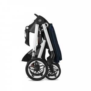 Poussette talos s lux 2 ocean blue châssis silver Cybex