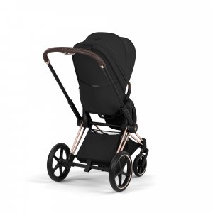 Poussette priam 5 sepia black châssis rosegold Cybex