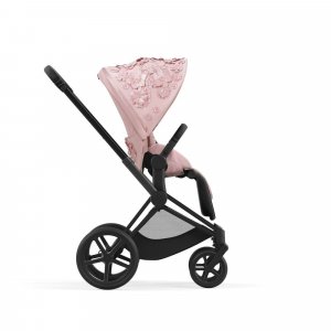 Poussette priam 4 simply flowers pink châssis matt black Cybex