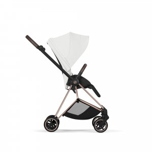 Poussette compacte mios 4 off white châssis rosegold Cybex