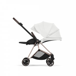 Poussette compacte mios 4 off white châssis rosegold Cybex