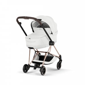 Poussette compacte mios 4 off white châssis rosegold Cybex