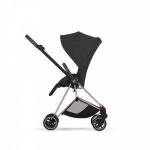 Poussette compacte mios 4 sepia black châssis rosegold Cybex