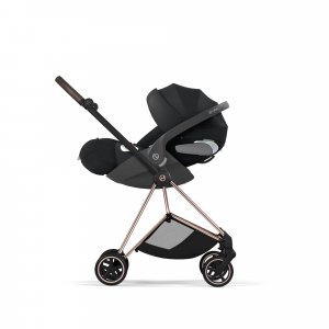 Poussette compacte mios 4 sepia black châssis rosegold Cybex
