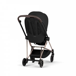 Poussette compacte mios 4 sepia black châssis rosegold Cybex