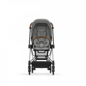 Poussette mios 3 mirage grey châssis chrome brown Cybex