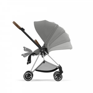Poussette mios 3 mirage grey châssis chrome brown Cybex