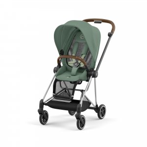 Poussette mios 3 leaf green châssis chrome brown Cybex