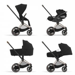 Châssis de poussette électrique e-priam 2 rose gold Cybex