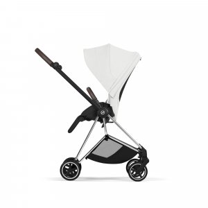 Poussette compacte mios 4 off white châssis chrome Cybex