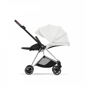 Poussette compacte mios 4 off white châssis chrome Cybex