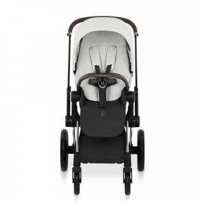 Poussette priam 5 off white châssis chrome Cybex
