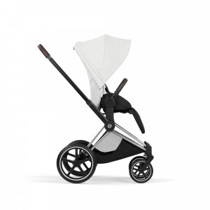 Poussette priam 5 off white châssis chrome Cybex
