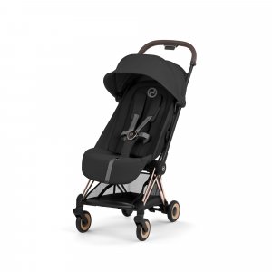 Poussette compacte voyage coya 2 confort châssis rosegold sepia black Cybex