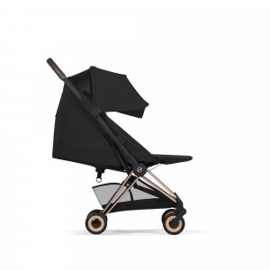 Poussette compacte voyage coya 2 confort châssis rosegold sepia black Cybex