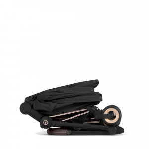 Poussette compacte voyage coya 2 confort châssis rosegold sepia black Cybex