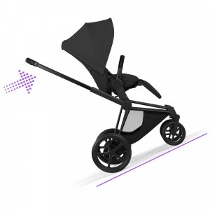 Châssis poussette électrique e-priam 3 matt black Cybex