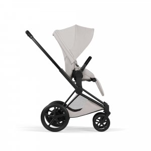 Poussette électrique e-priam 3 city grey châssis matt black Cybex