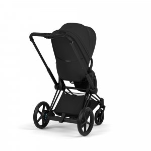 Poussette électrique e-priam 3 sepia black châssis matt black Cybex
