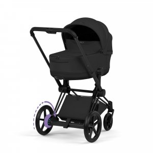 Poussette électrique e-priam 3 sepia black châssis matt black Cybex