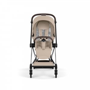 Poussette compacte mios 4 cozy beige châssis chrome Cybex