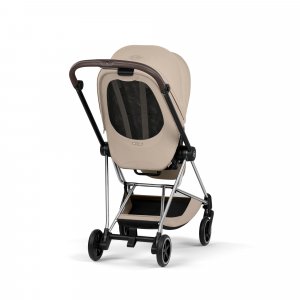 Poussette compacte mios 4 cozy beige châssis chrome Cybex