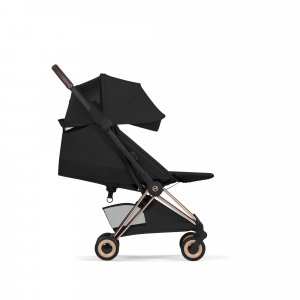 Poussette compacte voyage coya 2 style châssis rosegold sepia black Cybex