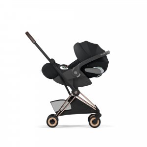Poussette compacte voyage coya 2 style châssis rosegold sepia black Cybex