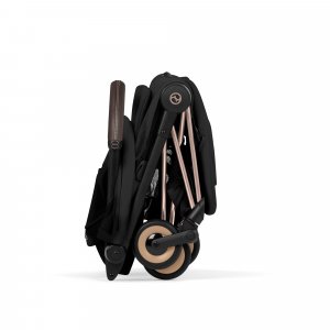 Poussette compacte voyage coya 2 style châssis rosegold sepia black Cybex
