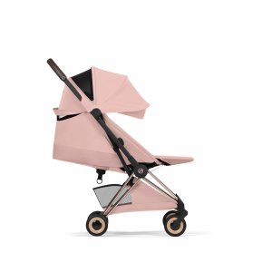 Poussette compacte voyage coya 2 style châssis rosegold peach pink Cybex