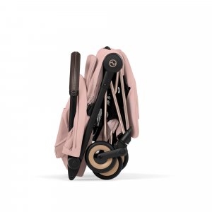 Poussette compacte voyage coya 2 style châssis rosegold peach pink Cybex