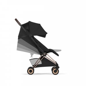 Poussette compacte voyage coya 2 style châssis matt black sepia black Cybex
