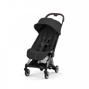 Poussette compacte voyage coya 2 style châssis chrome sepia black Cybex