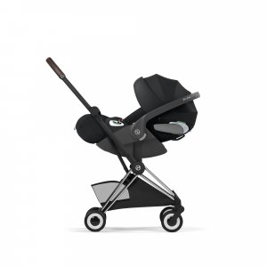 Poussette compacte voyage coya 2 style châssis chrome sepia black Cybex