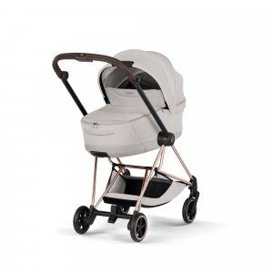Poussette compacte mios 4 city grey châssis rosegold Cybex
