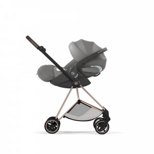 Poussette compacte mios 4 city grey châssis rosegold Cybex
