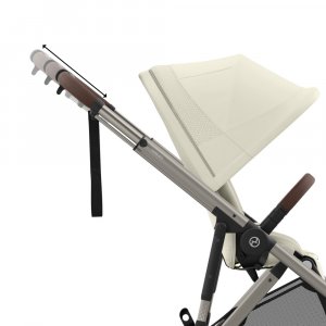 Poussette e-gazelle s seashell beige châssis taupe Cybex