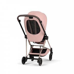 Poussette compacte mios 4 peach pink châssis rosegold Cybex