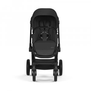 Poussette eos lux 2-en-1 moon black châssis noir Cybex