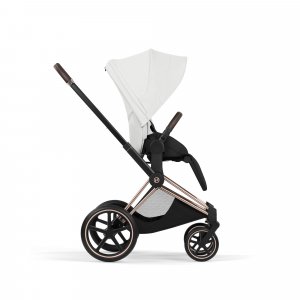 Poussette priam 5 off white châssis rosegold Cybex