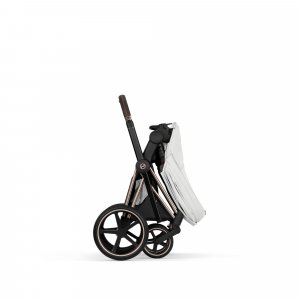 Poussette priam 5 off white châssis rosegold Cybex
