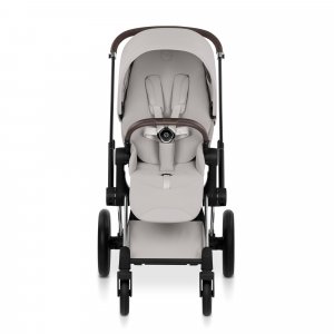 Poussette priam 5 city grey châssis chrome Cybex