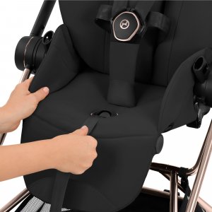 Poussette compacte mios 4 sepia black châssis matt black Cybex