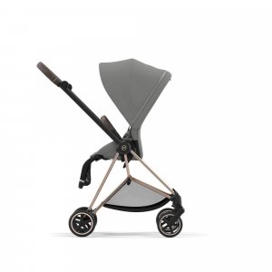 Poussette mios 3 mirage grey châssis rose gold Cybex