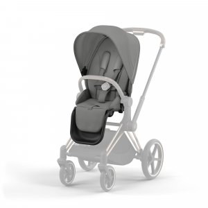 Poussette priam 4 mirage grey châssis chrome black Cybex