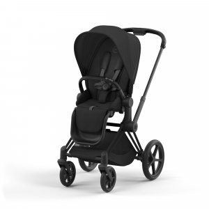 Poussette priam 4 sepia black châssis matt black Cybex