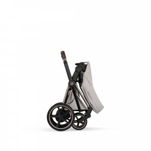 Poussette électrique e-priam 3 city grey châssis rosegold Cybex