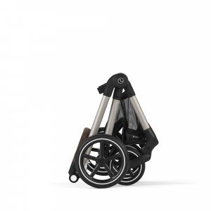 Poussette eos lux 2-en-1 stormy blue châssis taupe Cybex