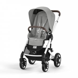 Poussette talos s lux 2 stone grey châssis silver Cybex